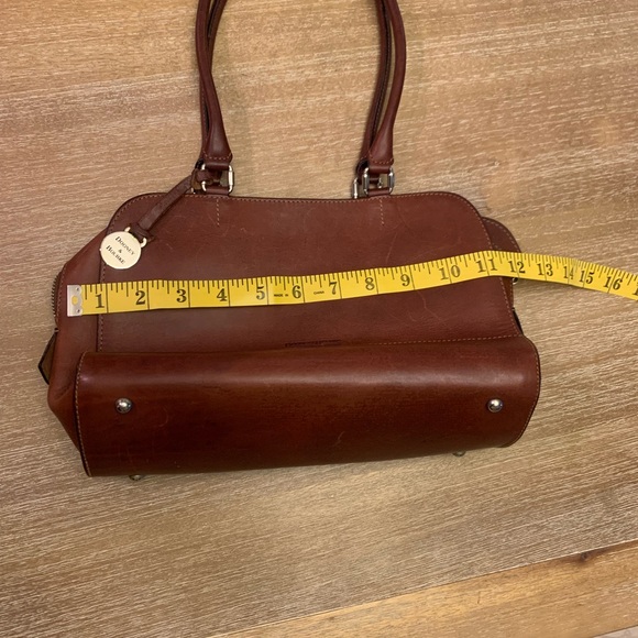 Preloved Dooney & Bourke Brown Leather Alto Collection Bag made in Italy - Picture 3 of 16